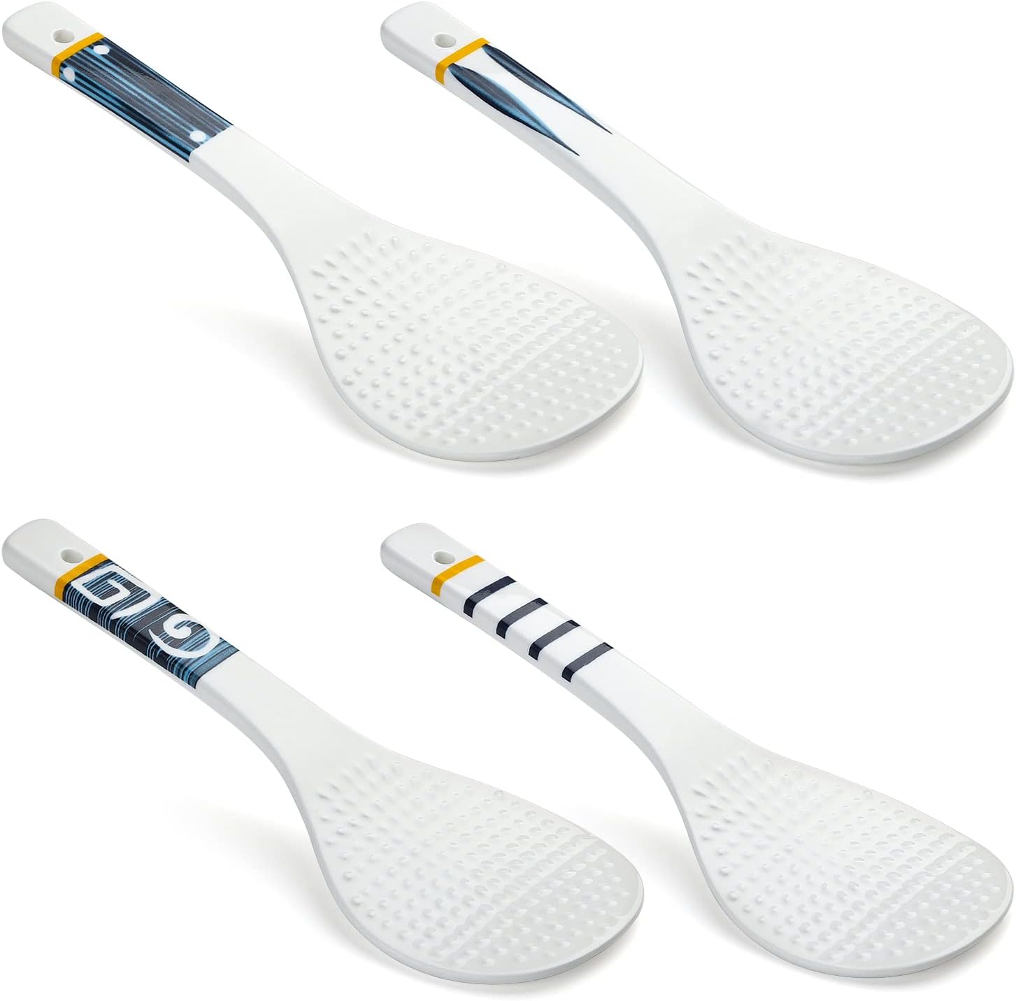 Amazon.com | Rice Paddle Ceramic Rice Spoon Set of 4 Rice Scooper Rice ...