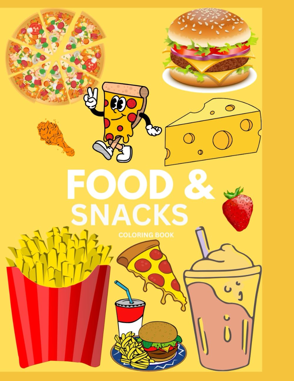 FOOD & SNACKS COLORING BOOK