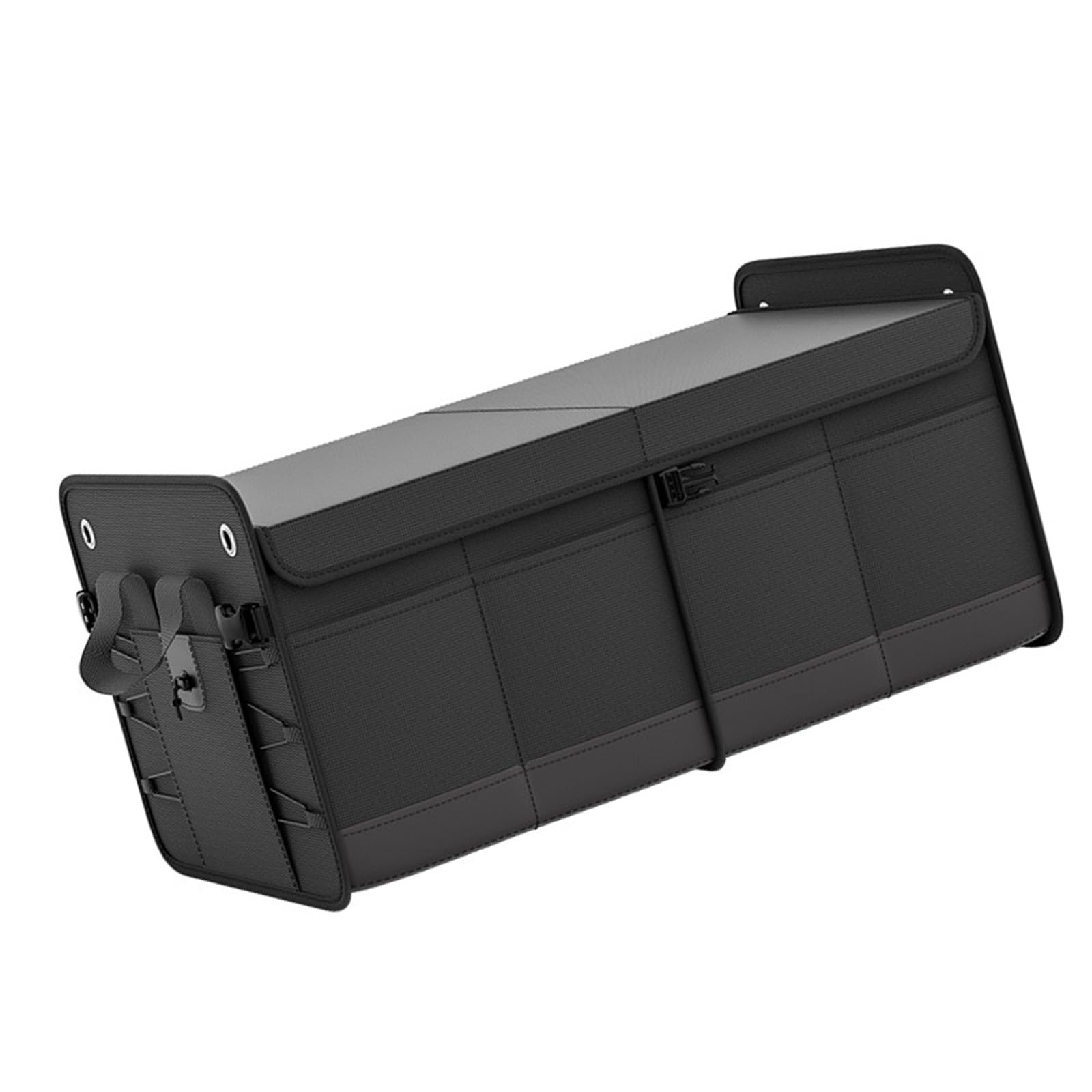 Hsioluted Car Storage Box Foldable Auto Cargo Storage Tool Car Trunk SUV Cargo Container Truck Accessory Dustproof Solution