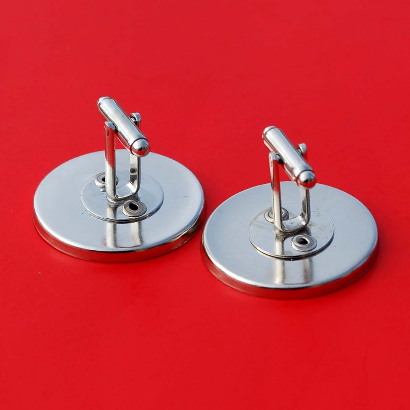 US 1962 Franklin Half Dollar 90% Silver Coin Silver Cufflinks NEW