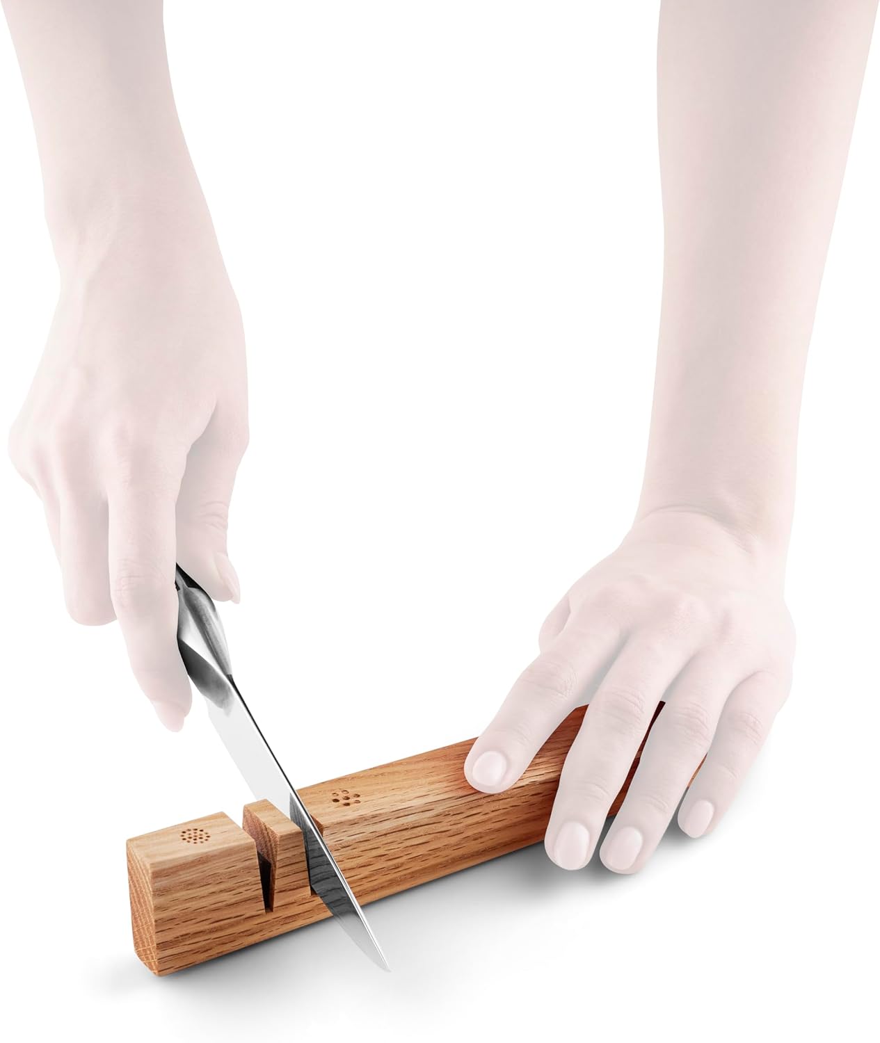 Eva Solo | Knife sharpener Western | Give your knives the care they deserve ñ whether itís just a quick refresh or thorough sharpening | Oak