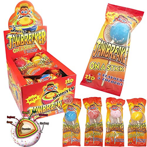 Monster Jawbreaker Lollipops (box of 18) image 4