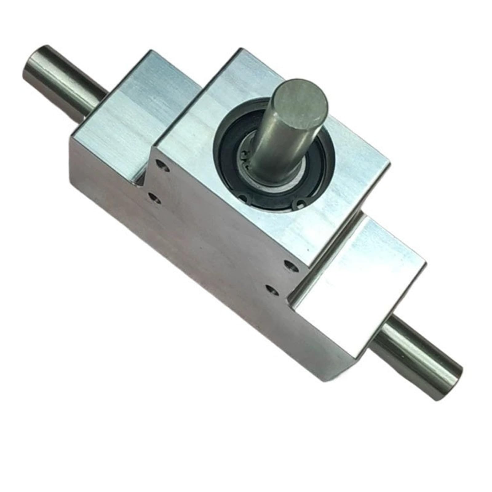 Angle Steering 90 Degree Spiral Bevel Gear Reversing Reducer 1:1 Steering Gearbox 15mm Reverse Output Shaft Cross Commutator Driving Change