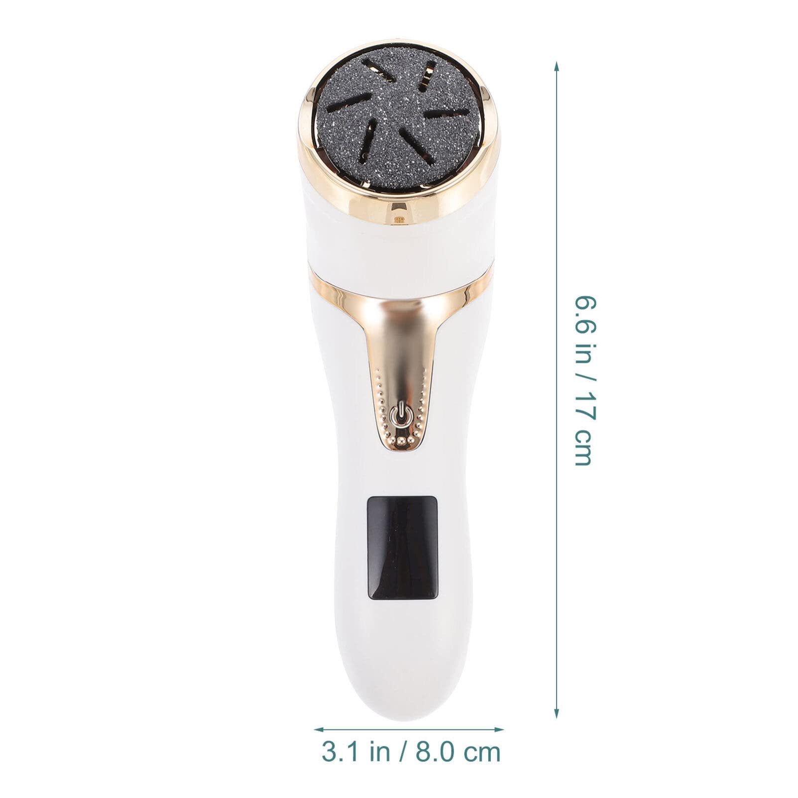 Mikinona Leva Calli Piedi Elettrico, Lima Pediatrica Portatile, Rimuove Pelle Dura e Morta, 1200mah, Abs, per Viaggi e Uso Professionale