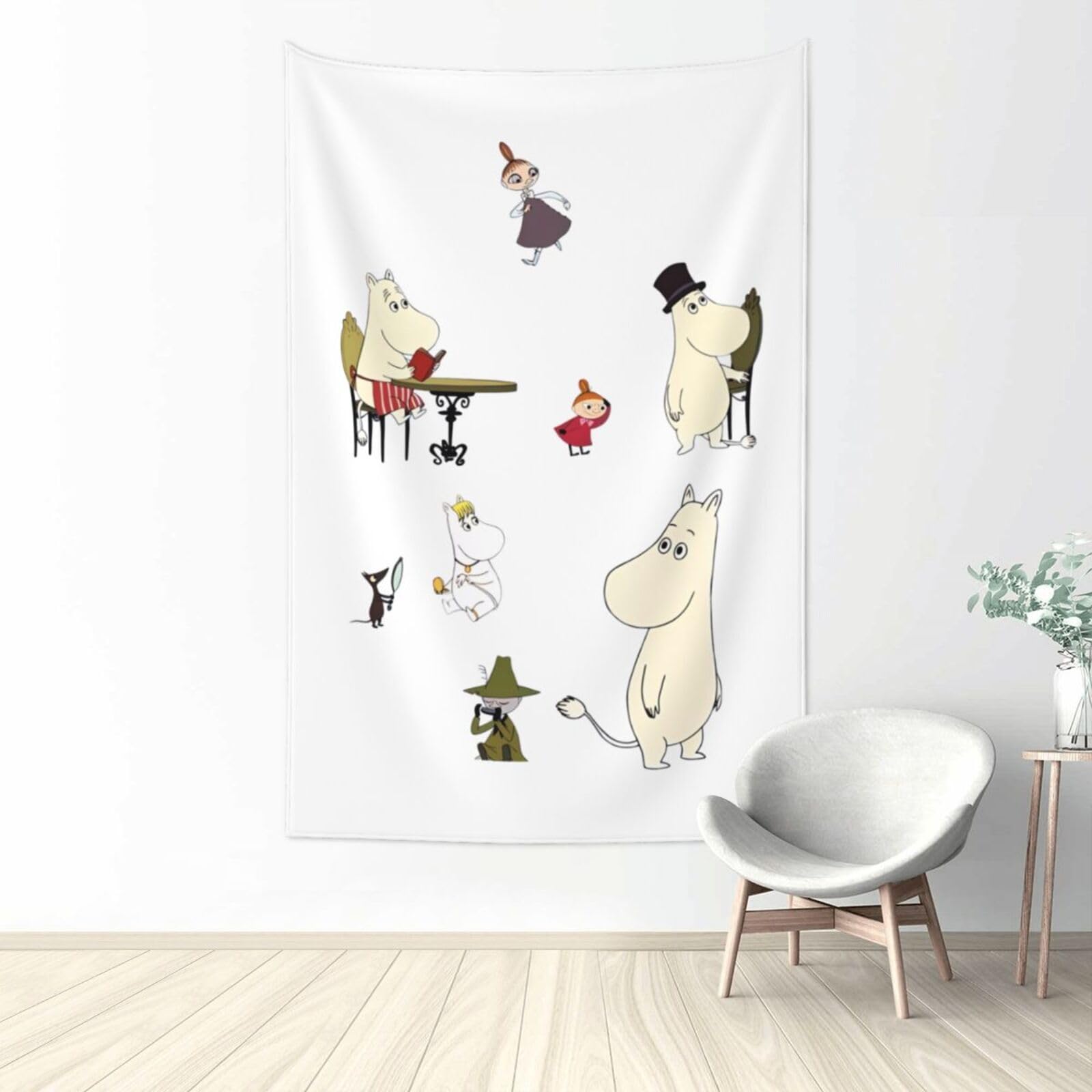 トーベとムーミン展　マルチクロス　壁掛け　ソファ掛け　タペストリー トーベとムーミン展 マルチクロス 壁掛け ソファ掛け タペストリー