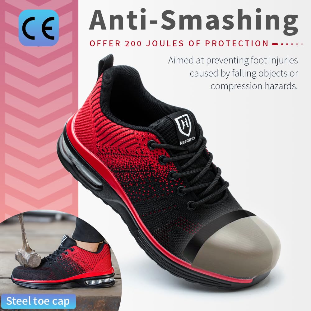Scarpe Antinfortunistiche Uomo Donna Scarpe da Lavoroleggere Alte Comode Scarpe Sicurezza