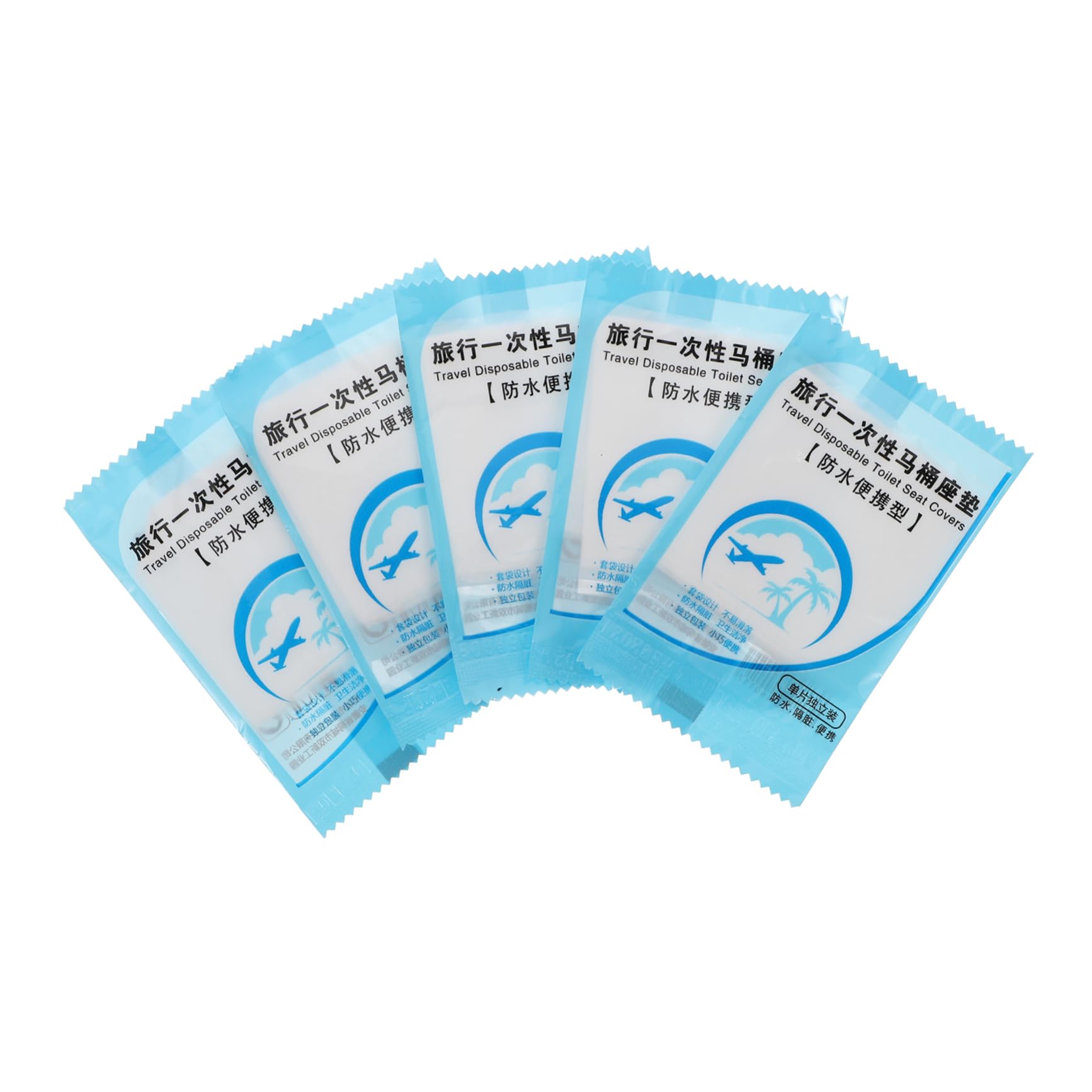 FUNOMOCYA 100pcs Portable Toilet Seat Covers Toilet Seat Liners Disposable Potty Liners Thick Papers Waterproof Tear-resistant for Travel