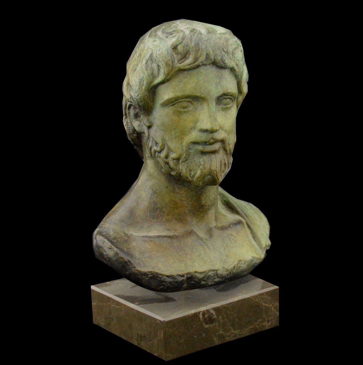 Talos Artifacts Bronze Asclepius Bust God of Medicine and Healing