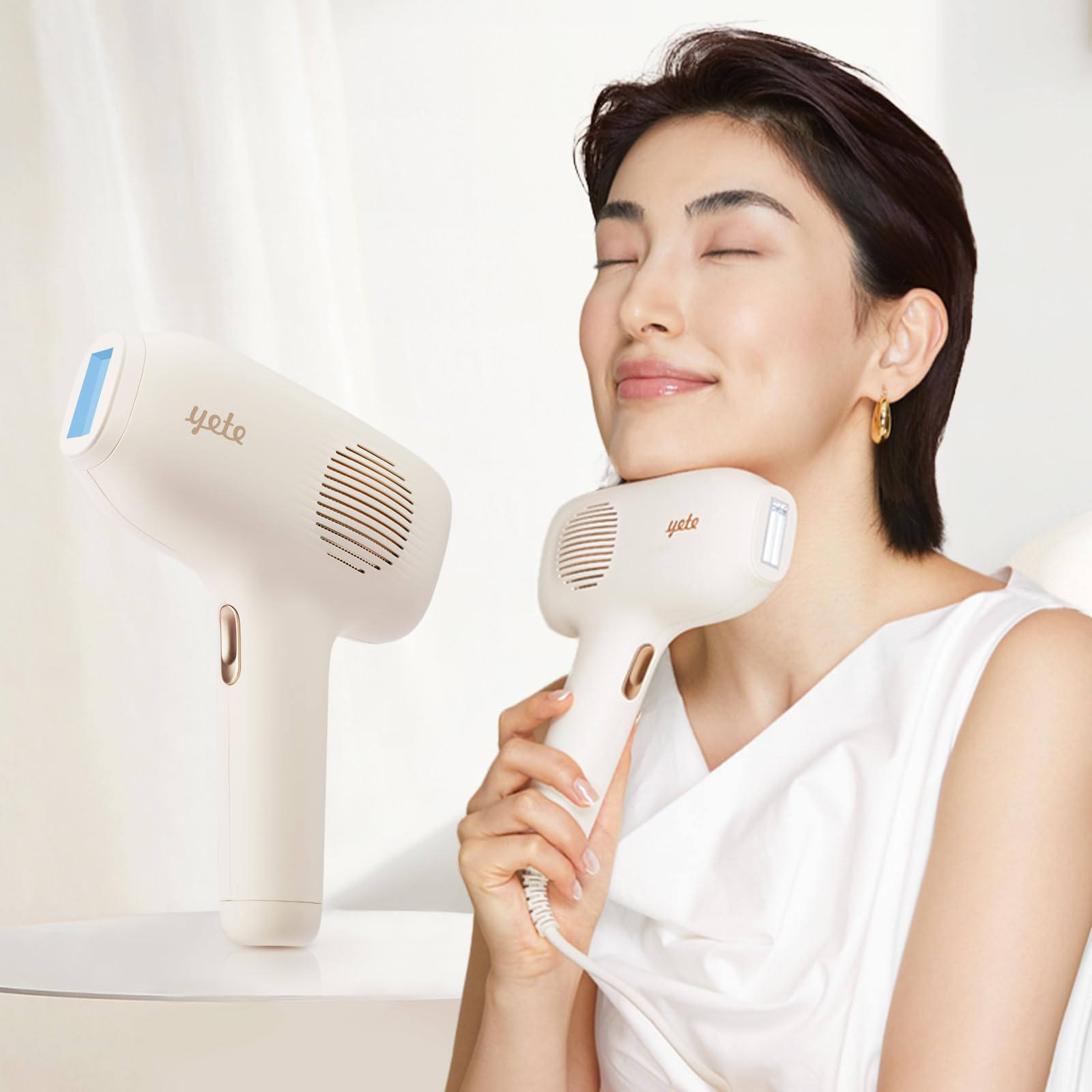 yete 光美容器 脱毛器 YETE 脱毛器 IPL光脱毛 家庭用脱毛器 冷感無痛ケア VIO対応