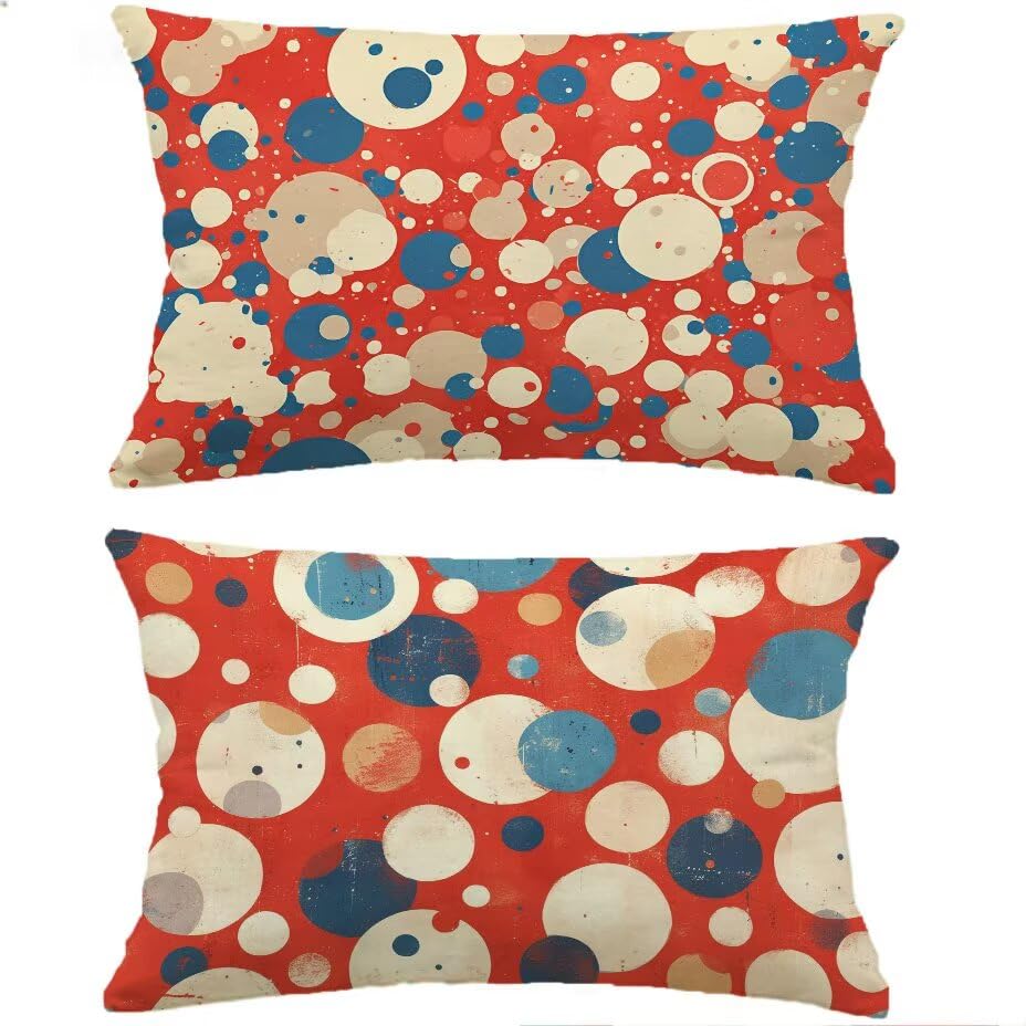 Housse de Coussin Extérieur 60x80 Rouge par 2 | Déco Jardin