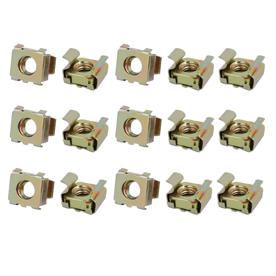 Sourcing Map M6 Käfigmuttern 20 Stück - Edelstahl Server Muttern