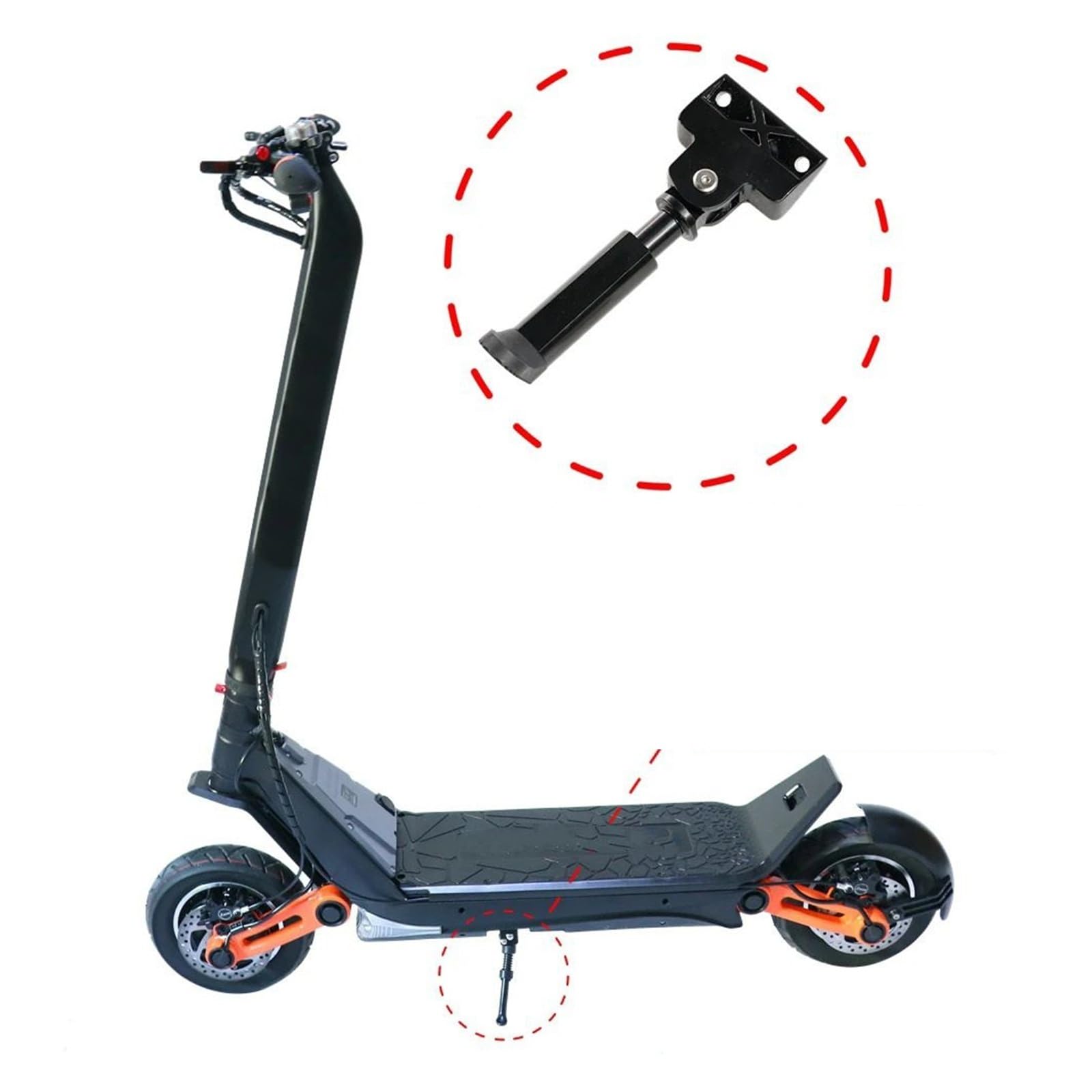 Supporto for piedi for scooter elettrico, Compatible With INOKIM, OXO OX cavalletto di ricambio per monopattino elettrico