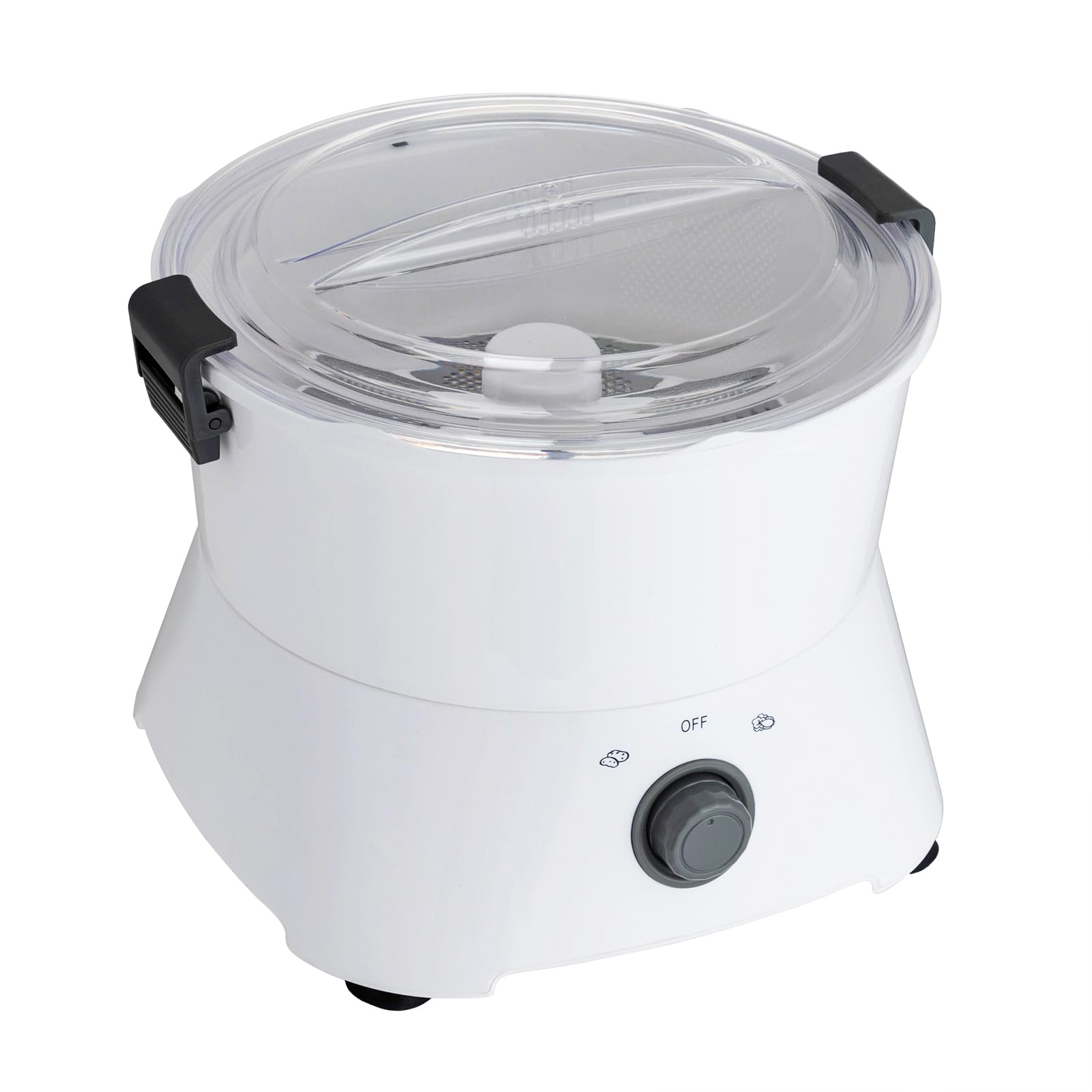 Pelador eléctrico de patatas con soporte de mesa, 85 W, pelador de verduras profesional para patatas, manzanas y zanahorias, hoja peladora de acero inoxidable y bandeja de recogida, fácil de limpiar