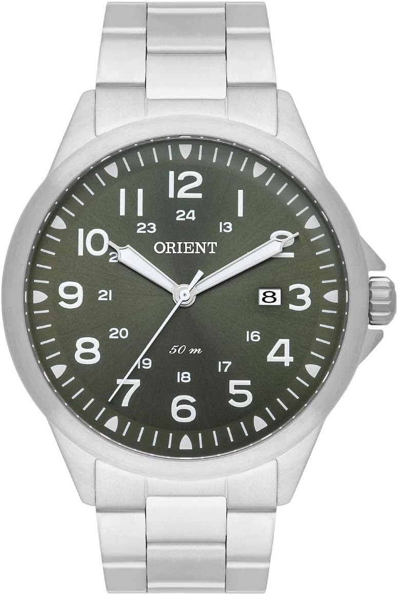 Relógio Orient Masculino Ref: Mbss1380 E2sx Casual Prateado