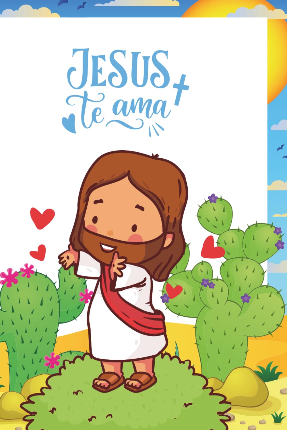 Jesus te Ama: Livro para colorir