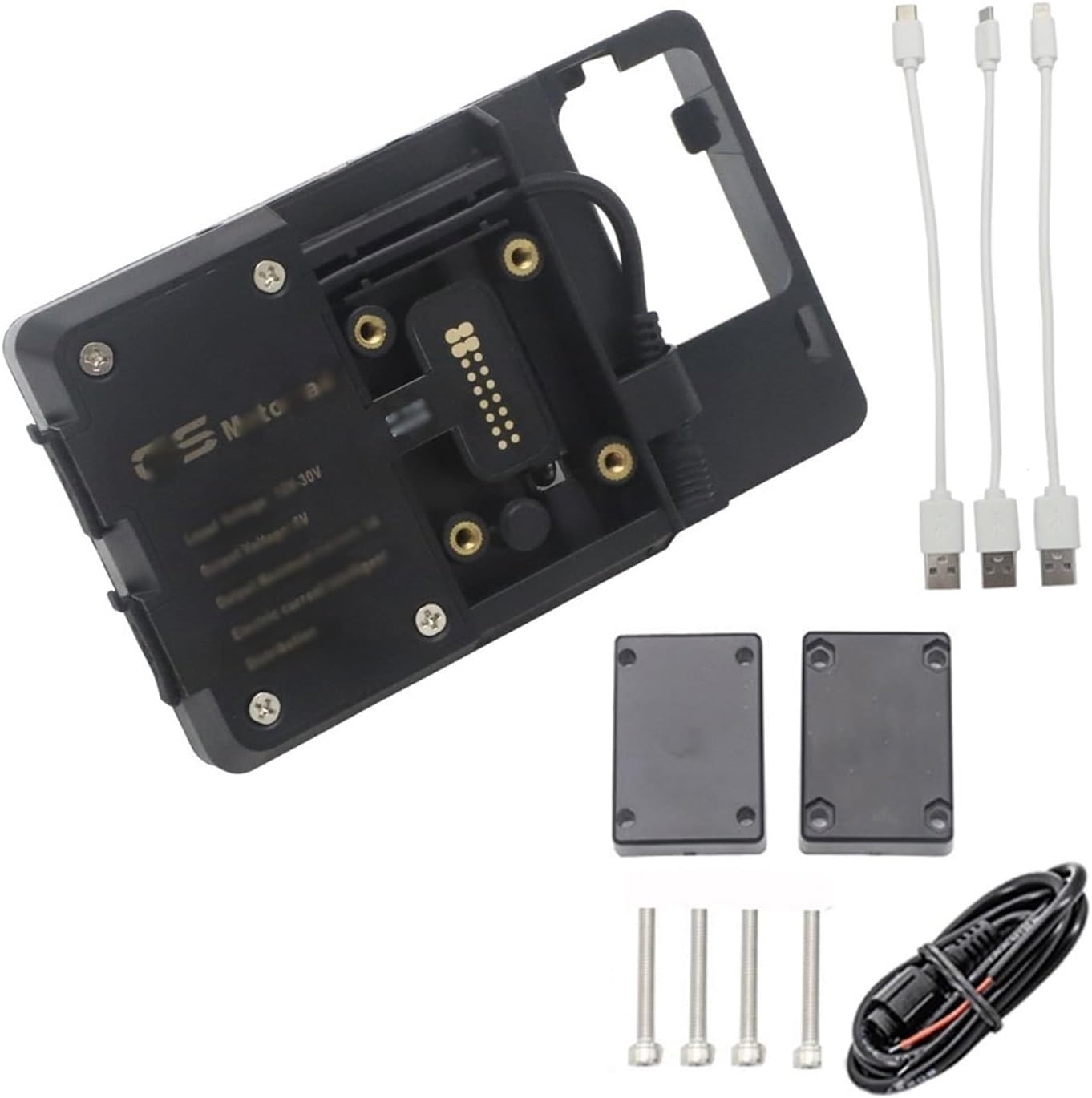 Motorcycle Phone Wireless And For USB Charging Navigation Plate Bracket Holder For Aprilia For TUAREG 660 2022 motor phone holder(USB Charging)