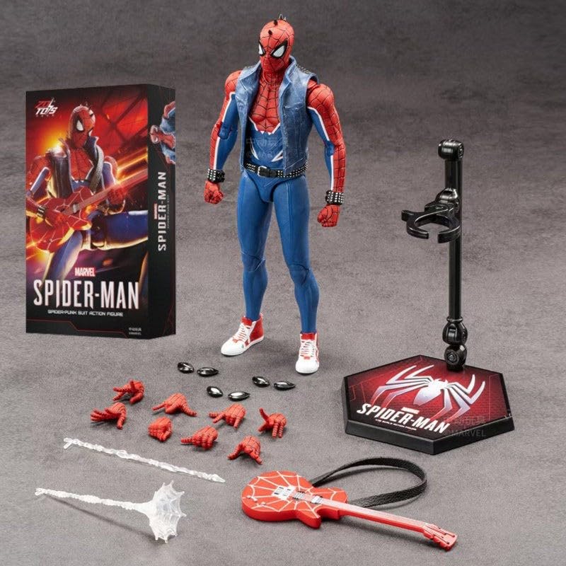 ZD Toys 1/10th Scale Gamerverse Spiderman Spider Punk Collector Action Figure