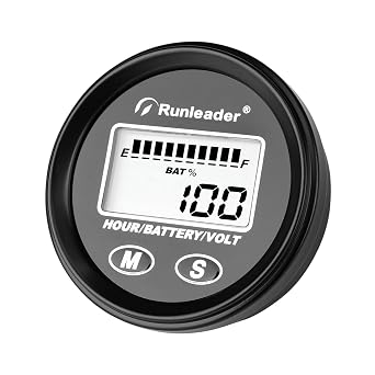 Runleader RL-BI025B Digital Battery SOC Indicator Voltage Gauge