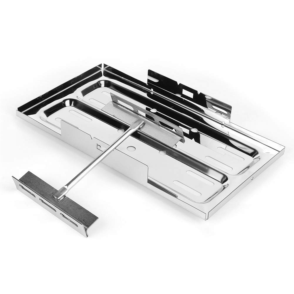 Generic Batteriefach Edelstahl Universal-Batteriehalter-Haltesatz 7 1 2 X 13 1 4 Zoll Polierter Autobatteriefachhalter für die Montage und den Austausch von Fahrzeugbatterien