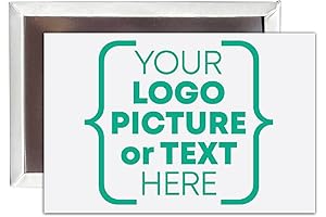 Custom 2x3 Inch Fridge Magnets, Personalized with Photo, Logo, and Text Travel Souvenir Photo Magnet