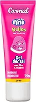 Carmed Fini Beijos Gel Dental com Flúor Sabor Morango e Nata 70g