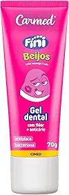 Carmed Fini Beijos Gel Dental com Flúor Sabor Morango e Nata 70g