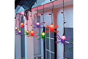 Enchanting Halloween Spider String Lights: Illuminate Your Space with Creepy Cute Cheer