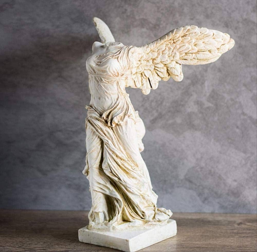 Amazon.co.jp: 彫像北欧スタイルの勝利天使の置物彫刻樹脂アート