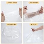200 Sacs de shredder Pcs 10 Taille Gallon Sac transparent convient le plus 6 à 7 Gallon taille Shredders pour la corbeille de papier de bureau à domicile