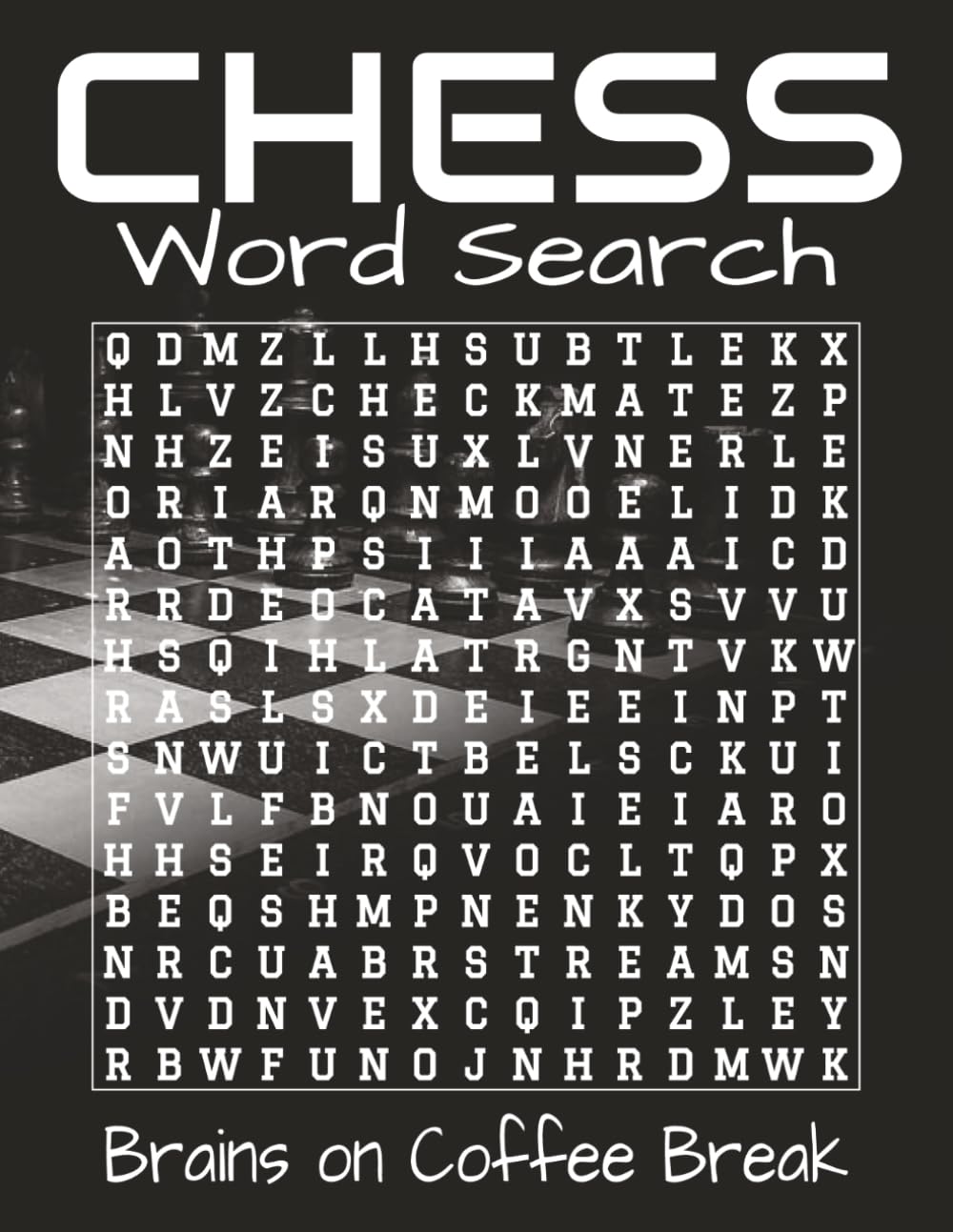 Chess Puzzle Word Search Book - large print: Word Searches in Large Print about Chess Strategy, Tactics, and Classic Terms | 8.5x11 inches, 110 pages ... gift for calm breaks and focused fun.