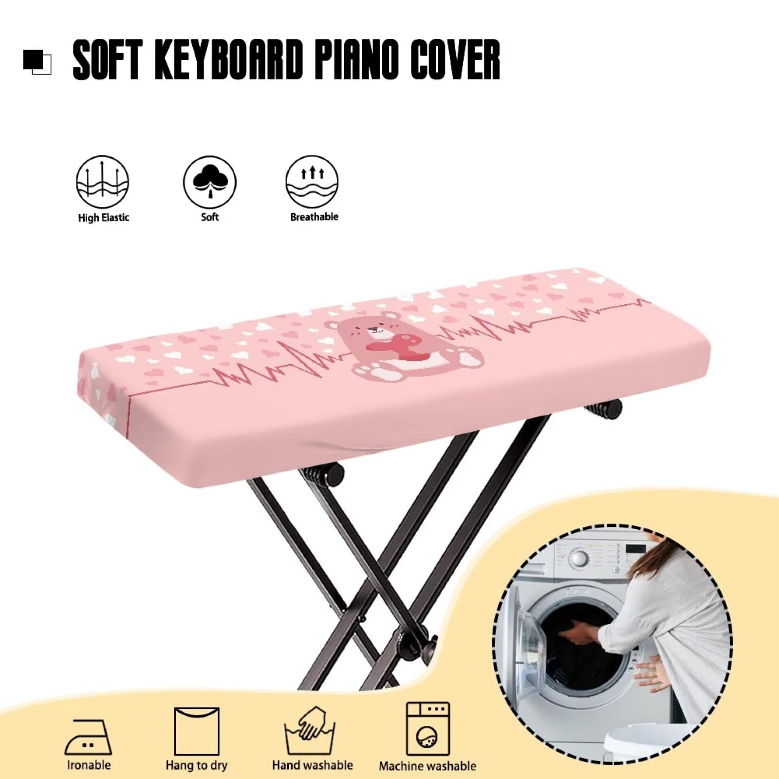 Piao Piano Keyboard Anti-dust Cover Stof Key Cover Doek