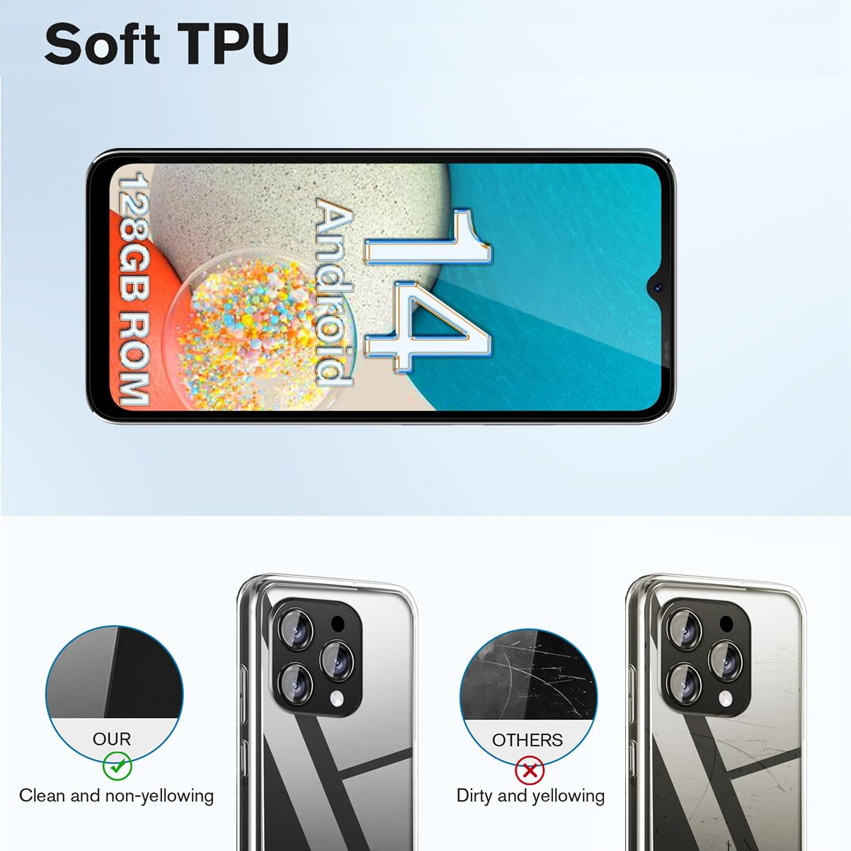 HuiYouMY Case Compatible with Doogee N55 / N55 Pro / N55 Plus Cover for Doogee N55 / N55 Pro / N55 Plus - Image 3