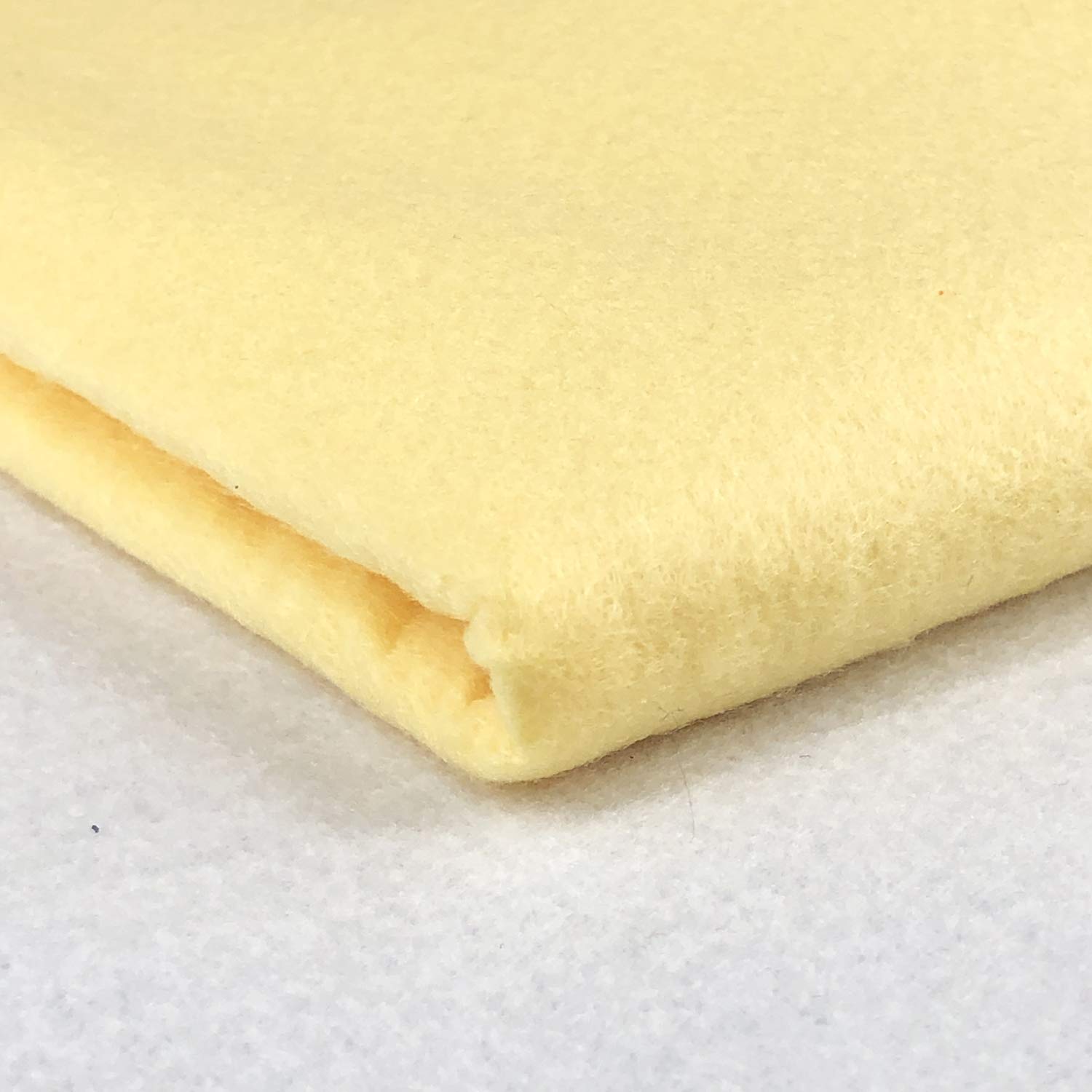 Pastel Lemon Craft Felt Fabric Premium Material for Art Sewing Festive Decorations DIY Art Decor Table wear | 60” – 150 cm Wide | Sold by The Metre — image 1
