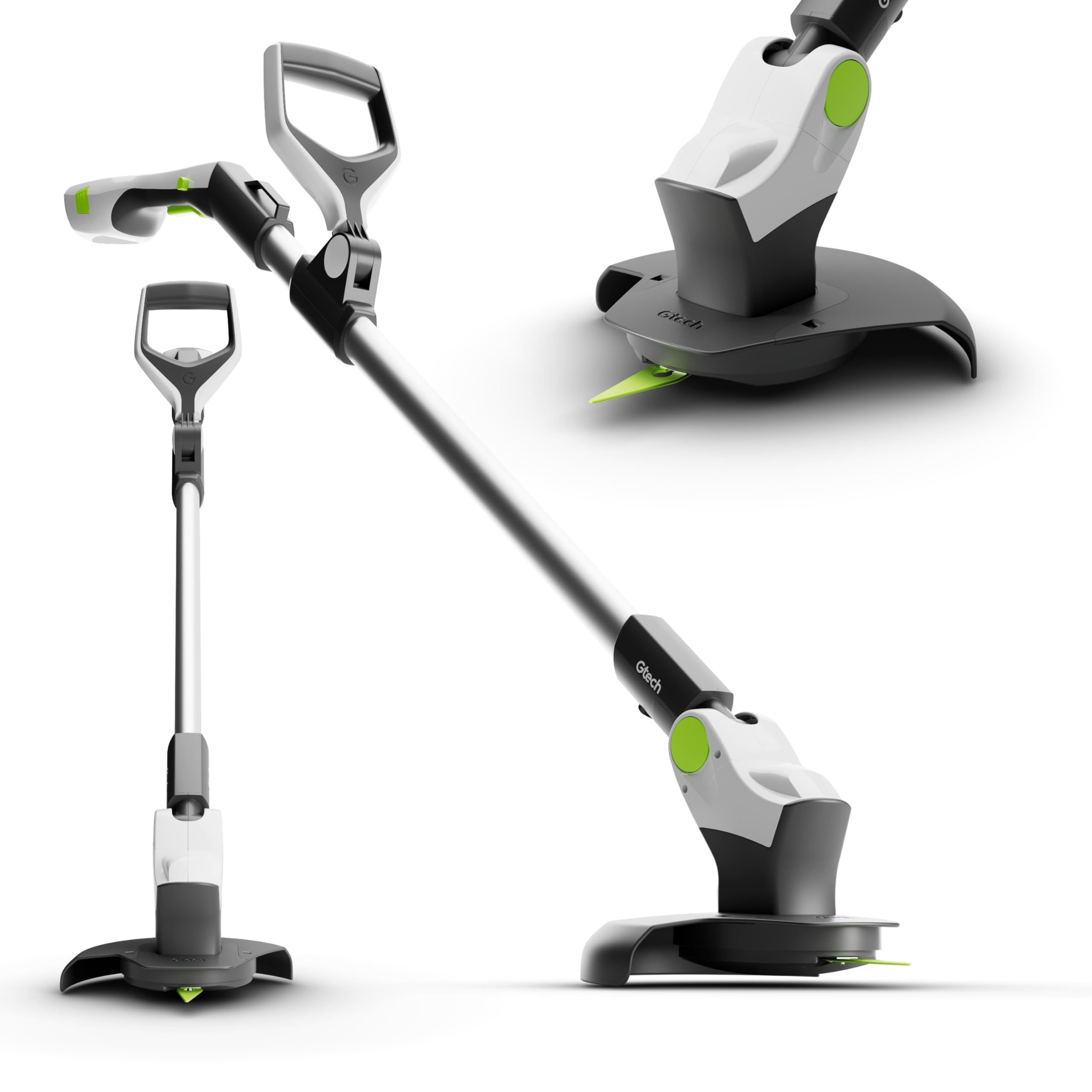 GtechGT50 Grass Trimmer | Lightweight Cordless Strimmer | Powerful 9000 RPM | 120cm Reach | 18V Lithium Battery 30 Mins Runtime | 20 Blades