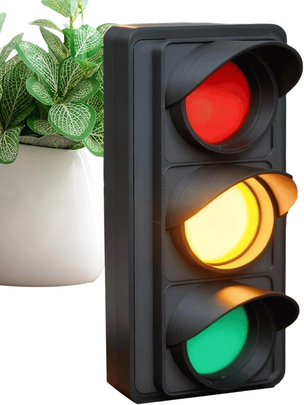 Générique Lampe Indicateur Feu Tricolore De Bureau – Feu de signalisation social alimenté par USB, Éclairage USB Sans Fil ABS | Indicateur Occupé Bureau | Lumière Ambiance Travail Étude Télétravail