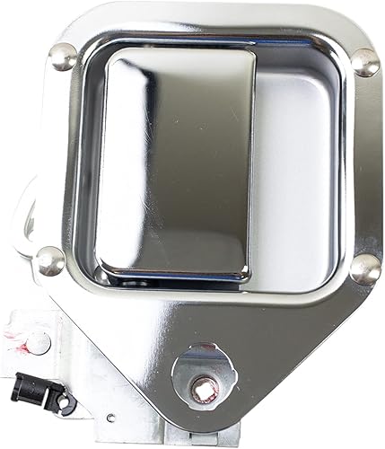 Miniatura 310 de TRQ Manija de la puerta exterior trasera izquierda del lado del conductor negra compatible con Honda Civic 2001-2005