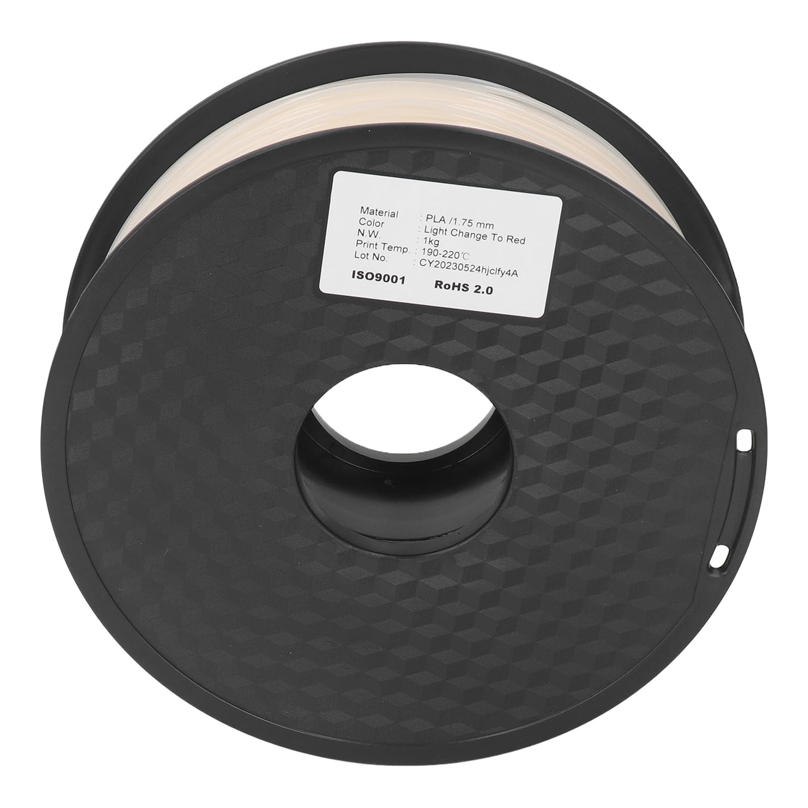 Filament do drukarki 3D 1,75 mm fotochromowy czerwony starannie nawinięty filament PLA materiały eksploatacyjne do drukowania 3D