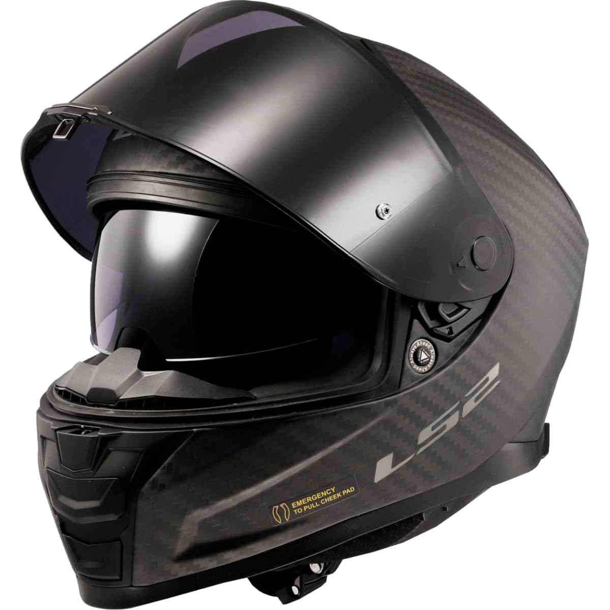LS2, Casco Moto Integral VECTOR II CARBON Matt Carbon, L