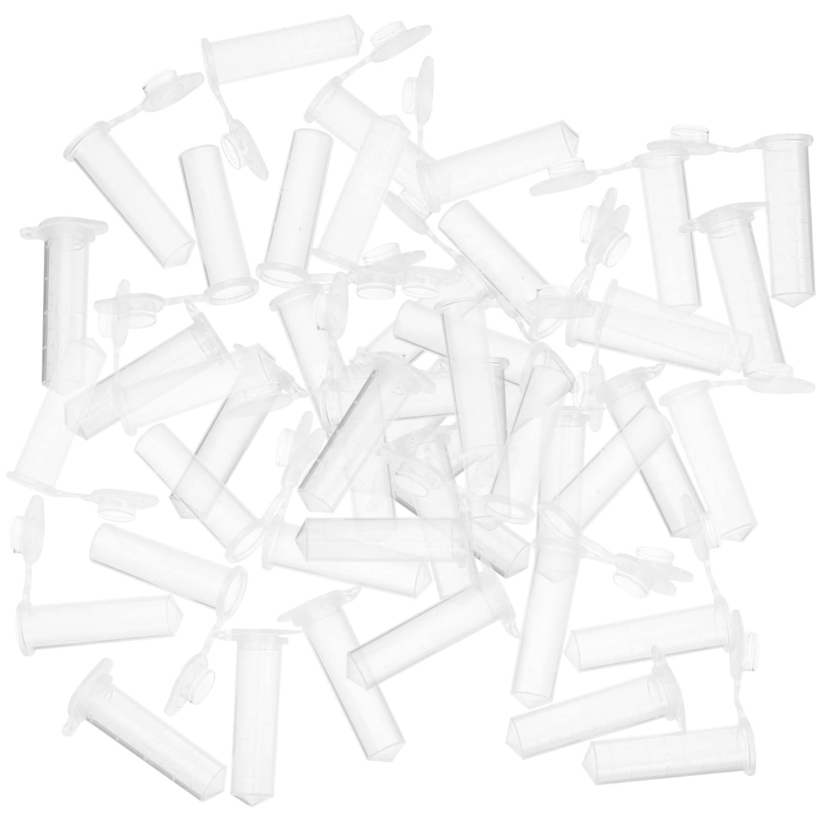 ULTECHNOVO 500 Piezas Tubo Centrífugo Cónico Tubos De Centrífuga Botella De Micro Centrífuga Contenedores De Muestra Experimento Tubo De Ensayo El Plastico Con Cubierta Pequeño Tubo De Ensayo