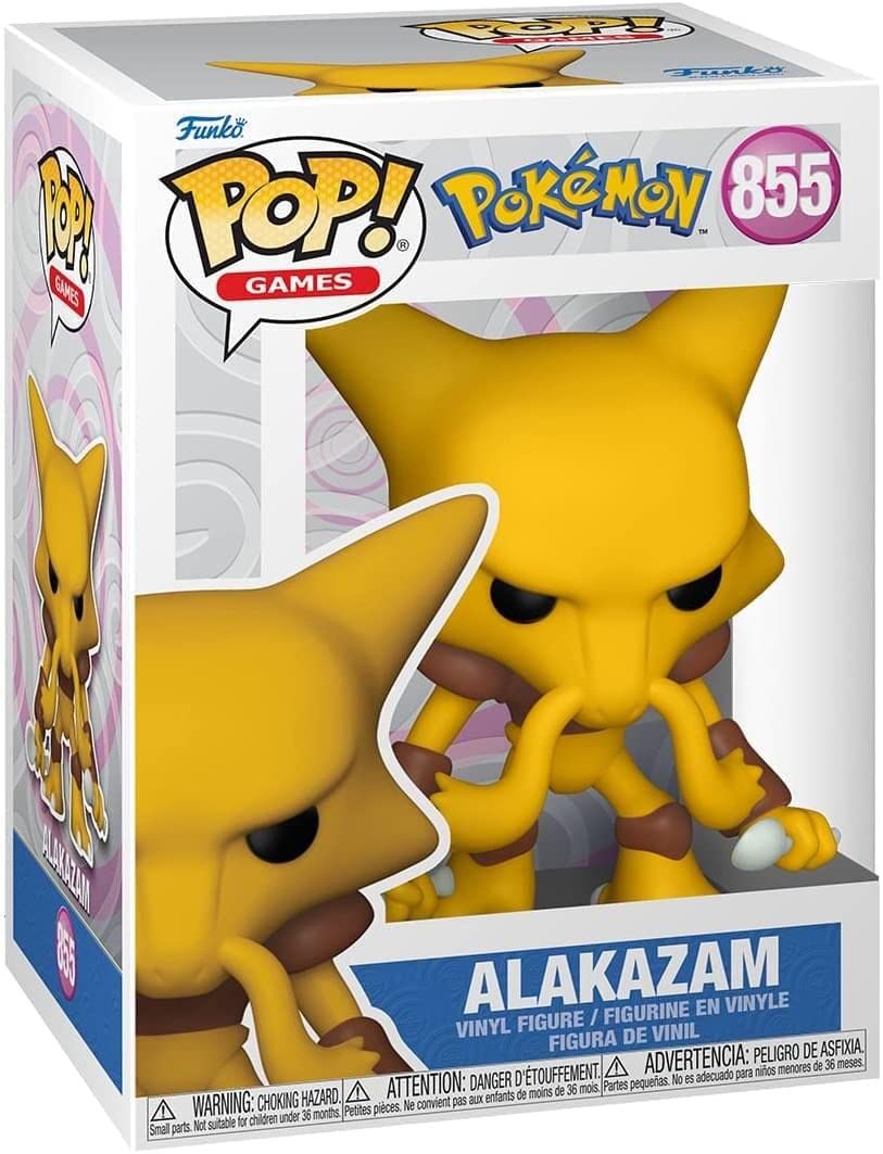 funko pop ポケモン　Pokémon Funko Pop! Games: Pokemon - Alakazam : Amazon.com.tr: Oyuncak