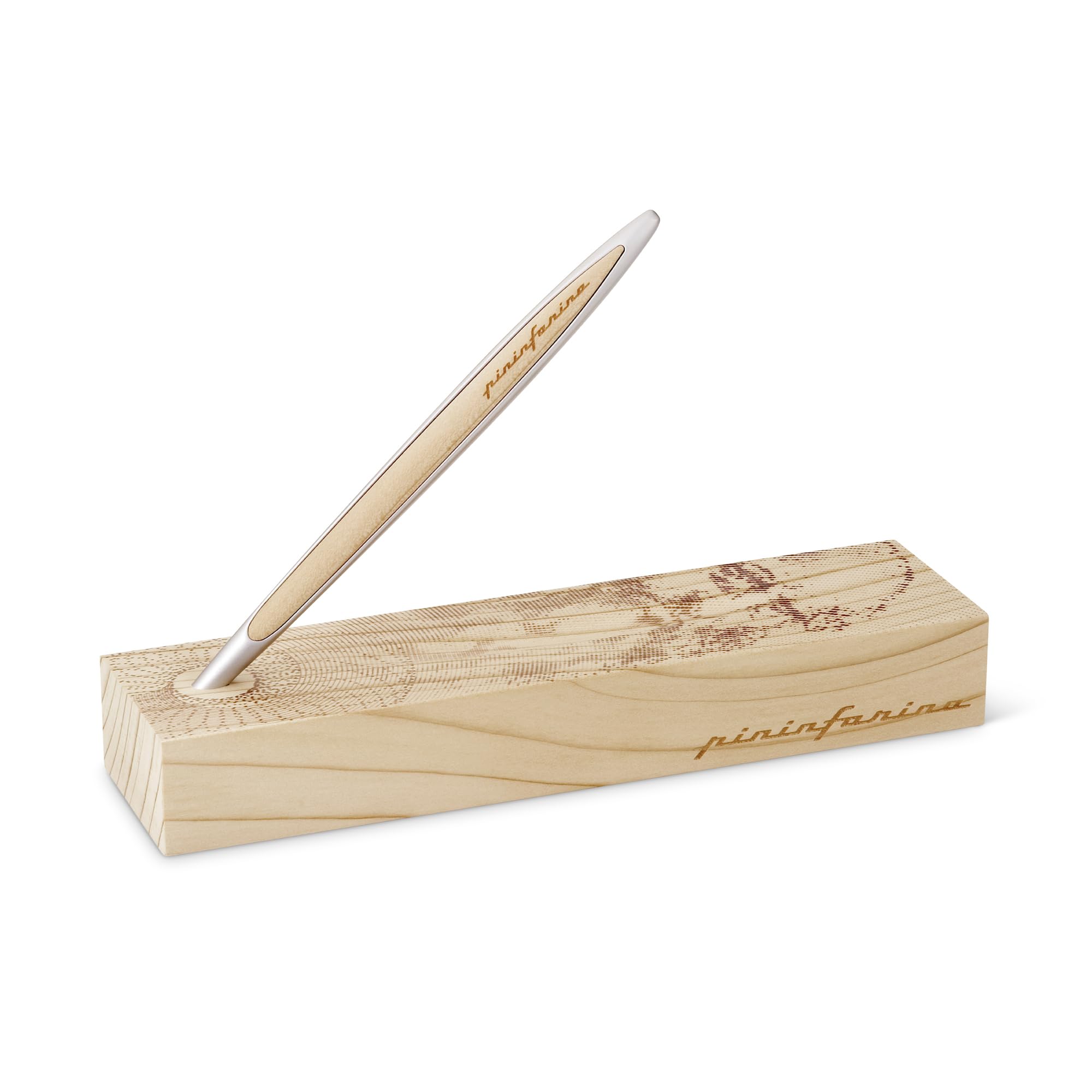 Pininfarina "Cambiano" | Penna in alluminio e legno di noce con punta ethergrafo, confezione regalo