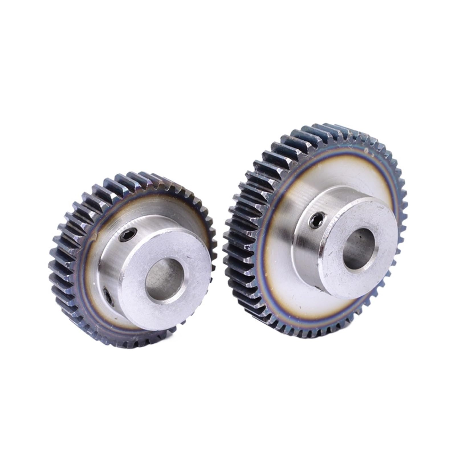Bevel Gear Pinion Hardware Mechanical 1M 39Teeth-48Teeth Small Gear 1 Mod Spur Gear 1 Motor Mini Gear Pinion 45# Steel Inner Hole 12mm Transmission Accessories Part(46 Teeth)