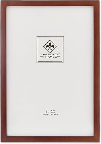 Vista 24 de Lawrence Frames Marco de fotos blanco de madera de estudio de 10 x 10 pulgadas (755810)