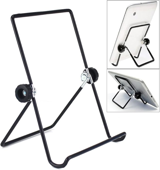 Soporte Plegable para Tablet MOACC Ajustable Metal Negro 2 Pack miniatura 2