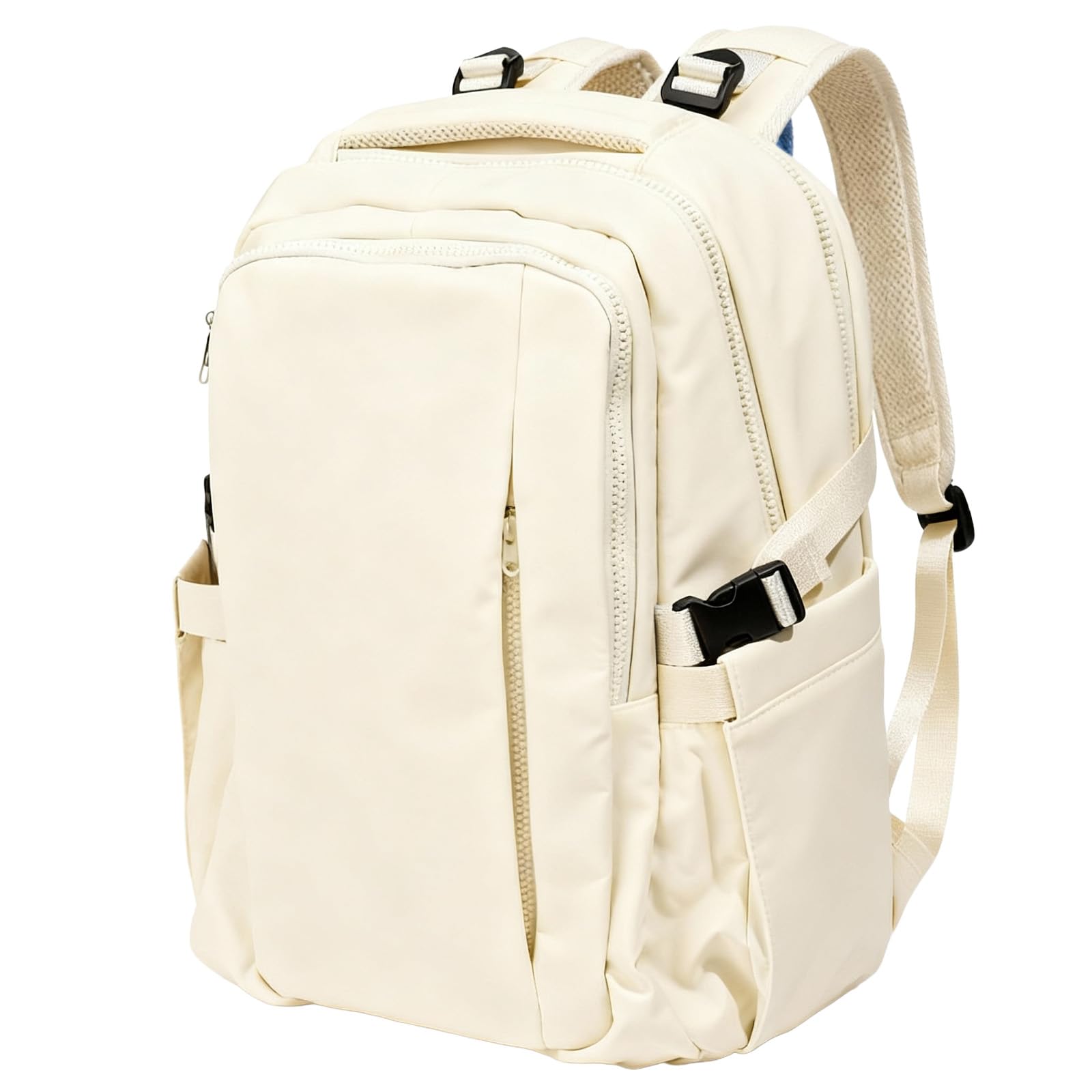 Travel Backpack for Women Men Carry on Backpack, Airline Approved Large Travel Bag Flight Approved Personal item, 15.6 Inch Laptop Backpack Casual Daypack for Weekender Business Hiking-WHITE