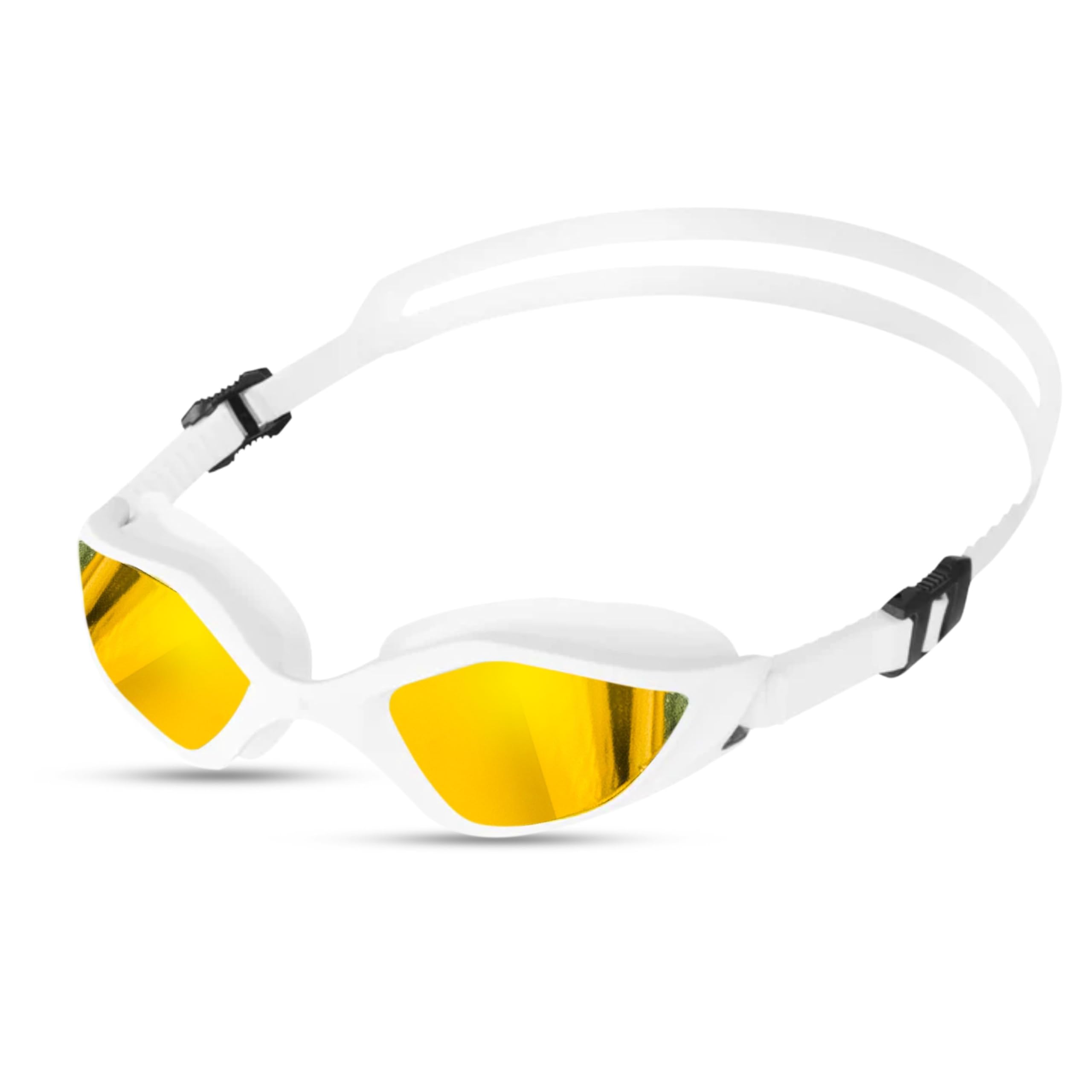 TRI-FIT Award-Winning Swimming Goggles | Advanced Anti Fog Treated Lenses | 100% UVA/UVB Protection | Custom 3D TPE gasket | TPE Nose Bridge | 180-degree field of view | Designed For Men & Women