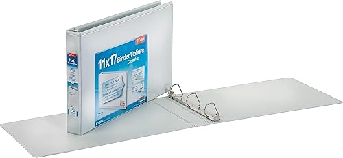 Miniatura 10 de TOPS Cardinal - Separador de páginas transparente 11 x 17 pulgadas capacidad 1 pulgada Color blanca Blanco