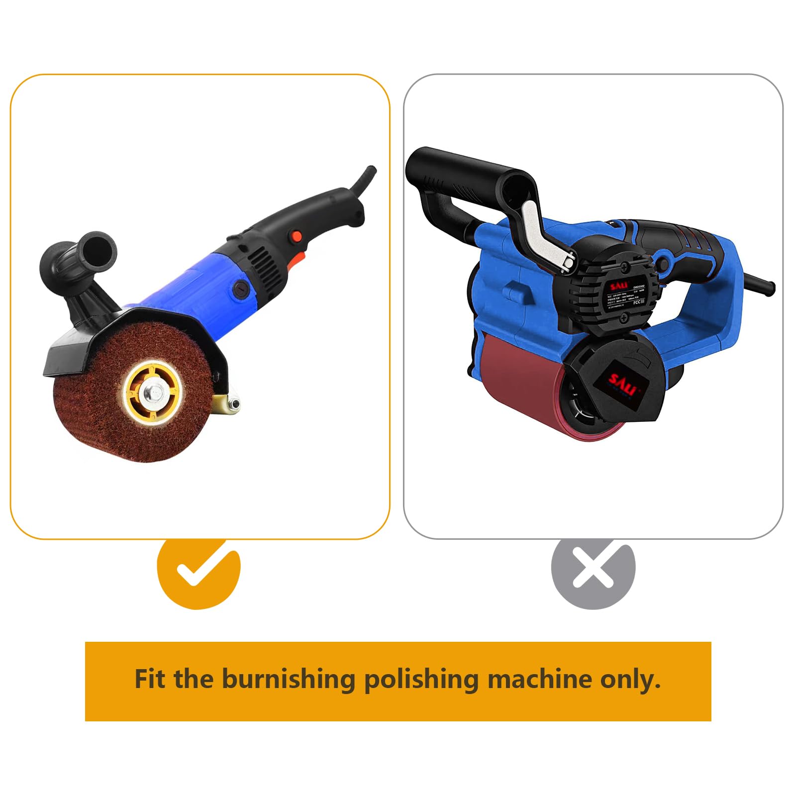 SALI Flap Wire Brush - Rust Removal & Polishing -7