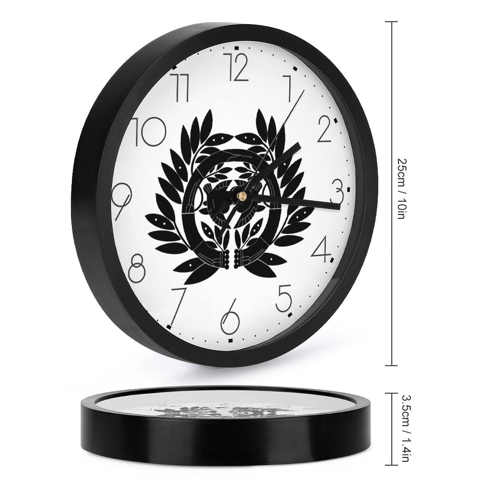 世界に一つ！私が彫った壁掛け時計！伊達家家紋 竹に雀 木に手彫り 直径22cm 世界に一つ！私が彫った壁掛け時計！伊達家家紋 竹に雀 木に手彫り