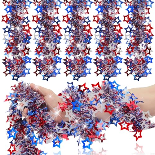 2 Pcs 80 Feet Hollow Star Garland